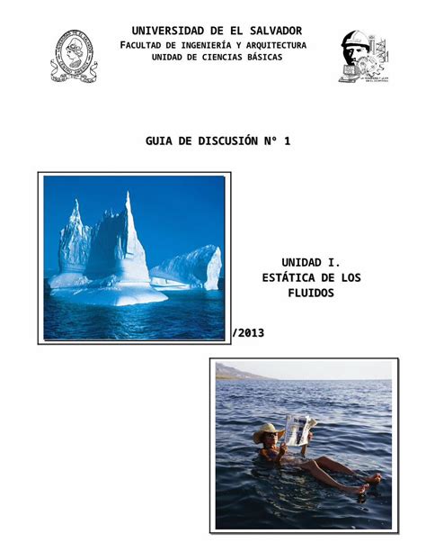 DOC Guía Nº 1 Estática de los Fluidos DOKUMEN TIPS