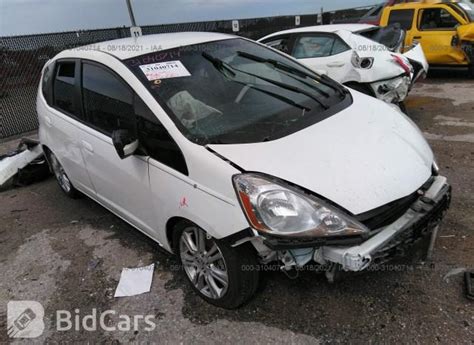 2009 Honda Fit Sport W Navi JHMGE88689S004580 Bid History BidCars