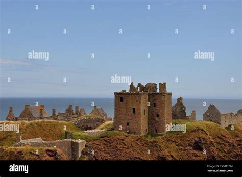 Die Ruine Von Dunnottar Castle Bei Stonehaven An Der Schottischen