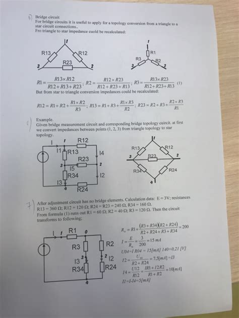 Solved Bridge circuit For bridge circuits it is useful to | Chegg.com