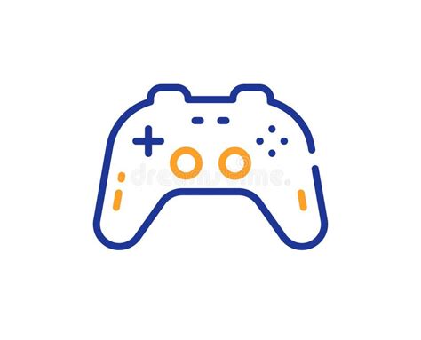 Icono De L Nea Gamepad Signo De Joystick De Juego Vector Ilustraci N