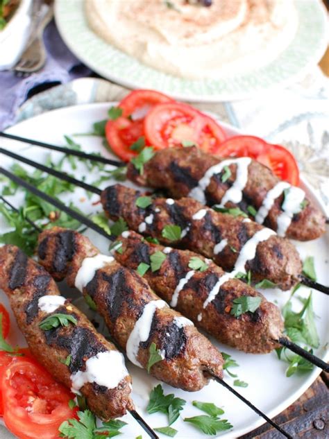 Beef Kafta Kabob Recipe A Cedar Spoon