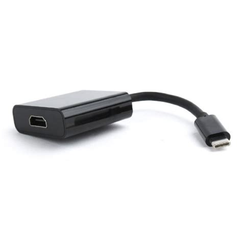Переходник USB Cablexpert A-CM-HDMIF-01, USB Type-C/HDMI, 15см, пакет ...