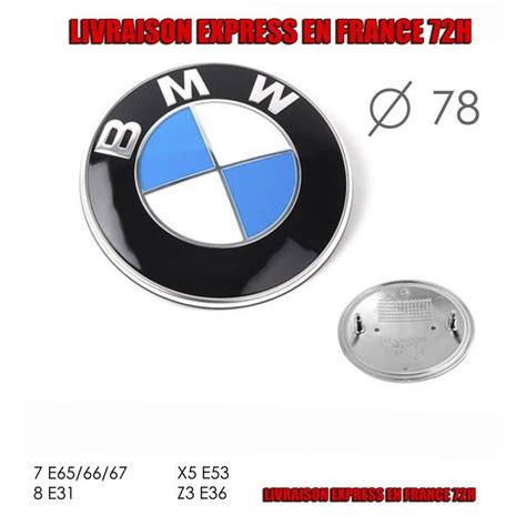 Bmw Logo De Capot Coffre Mm Embl Me Insigne Badge Gdm New