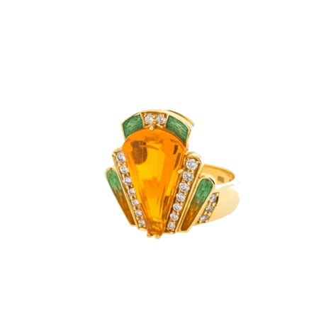 Feueropal Ring Juwelier Carl Thomass