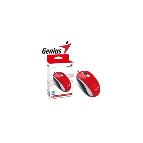 MOUSE GENIUS DX110 ROJO USB