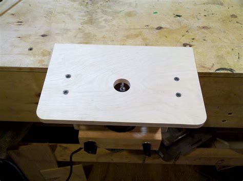 Jim Brown's Workshop: Made my own router table for the Dremel