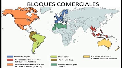 Los Principales Bloques Comerciales Del Mundo Mapas De El Orden Hot