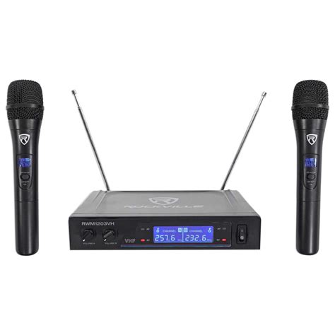 Ekho Rwm Vh Wireless Dual Channel Handheld Microphone System With