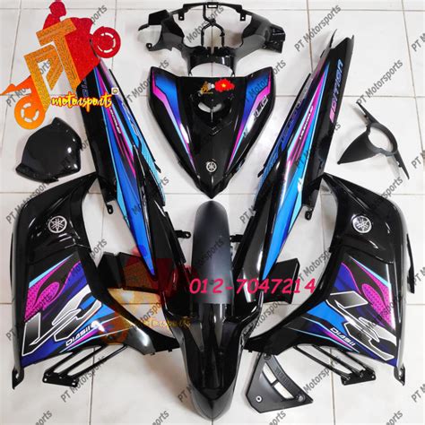 Yamaha LC 135 Cover Set Black Rainbow LC Edition Rainbow Vietnam V2 V3