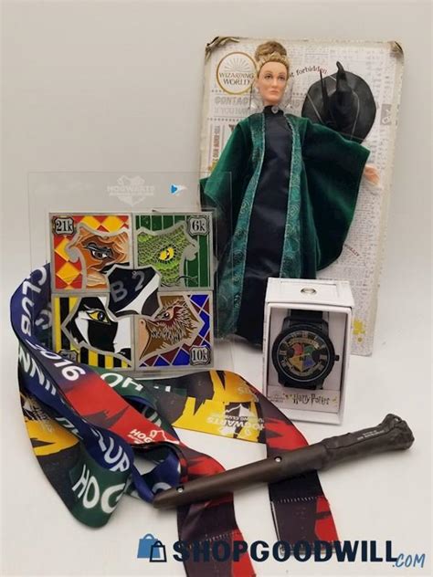 Harry Potter Minerva Mcgonagall Doll Wizard Training Wand And Hogwarts