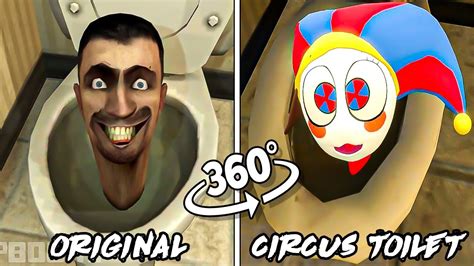 Skibidi Toilet 1 Vs The Amazing Digital Circus Skibidi Toilet 360º Vr