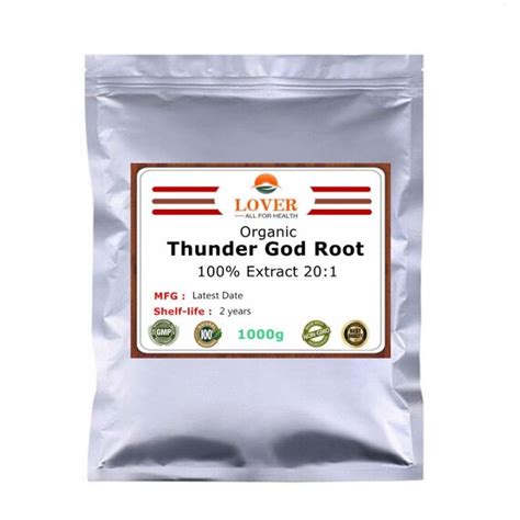 Usda Organic 100 Thunder God Vine Root Extract Powder 20 1 Tripterygium Wilfordii Lei Gong Teng