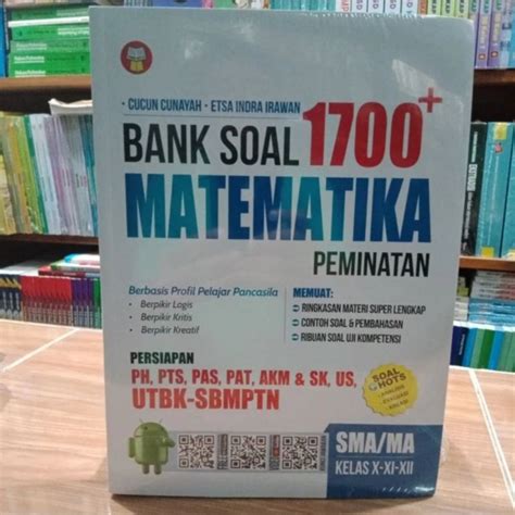 Jual BUKU 1700 PLUS BANK SOAL MATEMATIKA PEMINATAN SMA MA Shopee