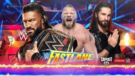 Wwe Fastlane 2023 Match Card Predictions Youtube