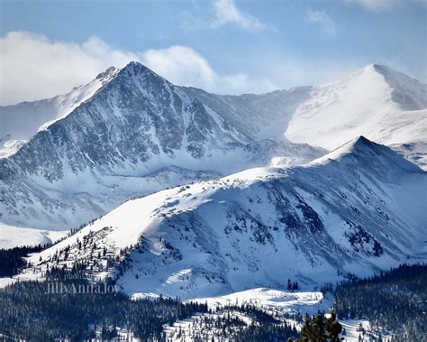 Colorado Rocky Mountain Winter Landscape Mountain Decor - Etsy