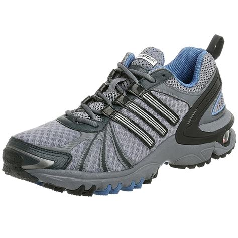 Buy Adidas Men S Adistar Tr Running Shoe Grey Black Blue M At