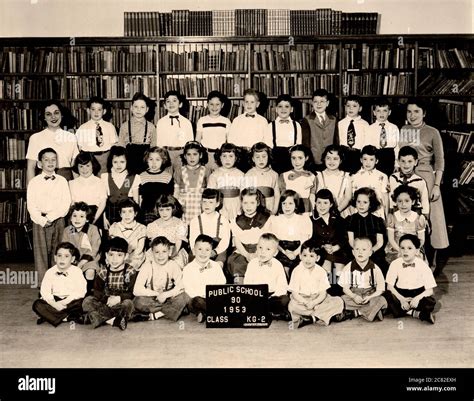 1950s classroom hi-res stock photography and images - Alamy