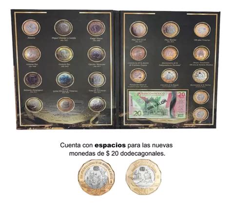 Lbum Para Monedas Y Billetes Conmemorativos De Pesos