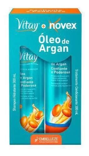 Shampoo Condicionador Vitay Novex Óleo De Argan 300ml