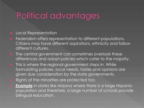 Ppt Advantages And Disadvantages Of Federalism Powerpoint