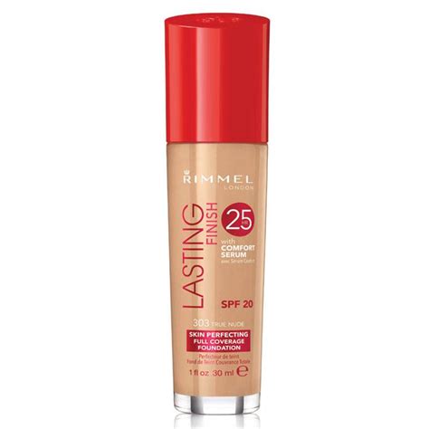 Buy Rimmel Lasting Finish 25HR Foundation 303 True Nude Online At