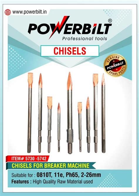 Carbon Steel Powerbilt Chisel Set at ₹ 85/piece in Bengaluru | ID: 2853297899591