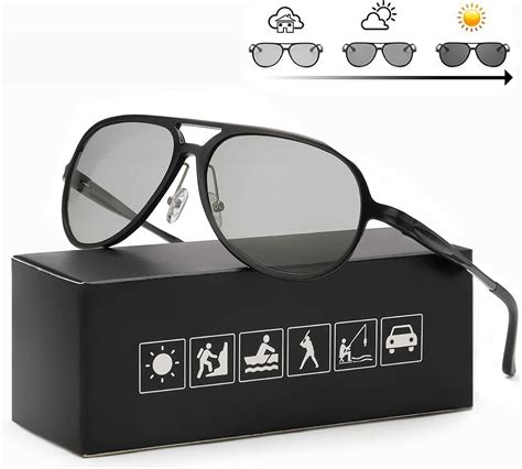 FIMILU Polarizadas Gafas De Sol Fotocromaticas Hombre Aviador Metal