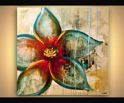 Abstract Flower Painting Ideas at PaintingValley.com | Explore ...