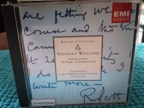 Vaughan Williams Symphony No 7 Antartica The Wasp Sir Adrian