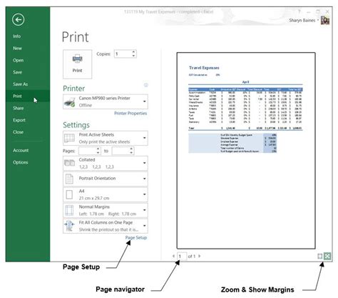 Print All Or Part Of An Excel Worksheet Excel At Work