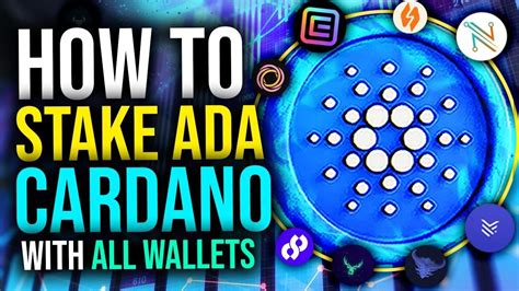 How To Stake Cardano ADA ALL WALLETS Nami Eternl Lace Typhon