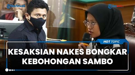 Kesaksian Petugas Nakes Bongkar Kebohongan Ferdy Sambo Tak Ikut