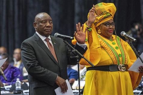 South Africas President Ramaphosa Is Reelected For Second Term After A