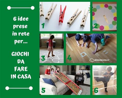 6 Idee Prese In Rete Per Giochi Da Fare In Casa Giochi Fatti In