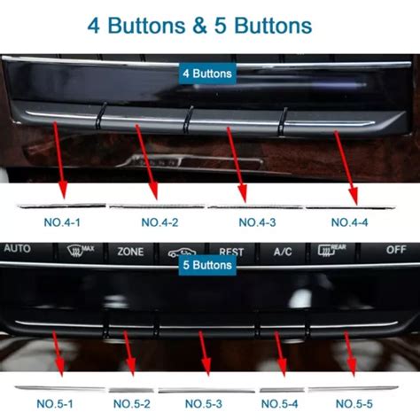 AM LIOREZ LE LOOK De Votre Pour Mercedes W212 Avec Garniture Boutons AC