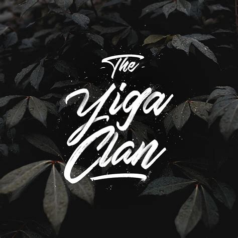 The Yiga Clan. Brush Lettering