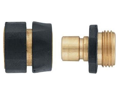 Orbit Brass Quick Connect Set With Auto Shutoff For Garden Water Hose 58285n