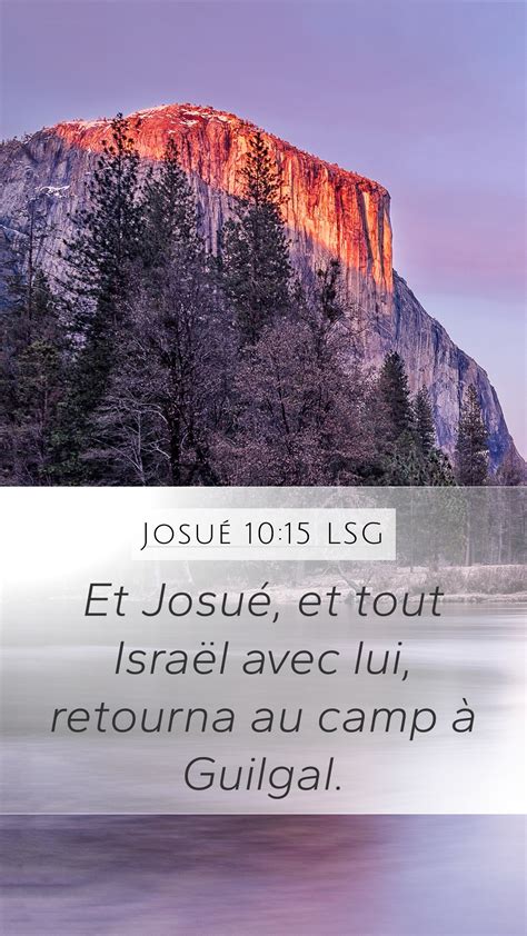 Josué 10 15 LSG Mobile Phone Wallpaper Et Josué et tout Israël avec