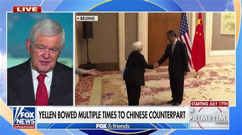 Newt Gingrich Says He Cannot Overstate Importance Of Yellens Bow To