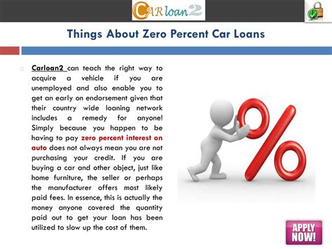 Ppt Zero Percent Interest On Cars Powerpoint Presentation Free