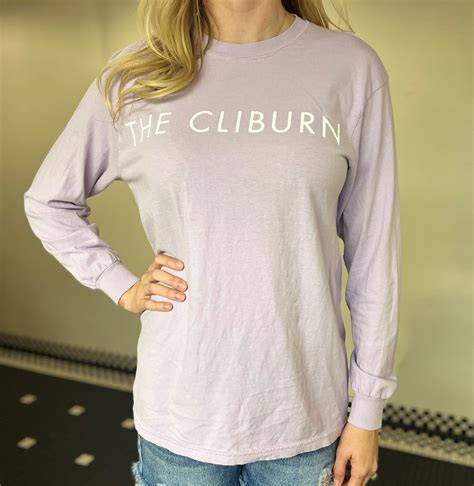 T Shirt Long Sleeve Lavender The Cliburn Shop