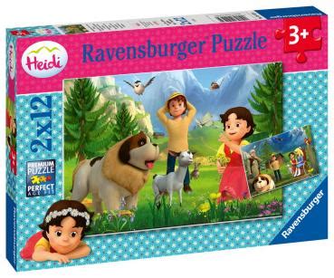 Spielwaren Express 2 X 12 Teile Ravensburger Kinder Puzzle Heidi