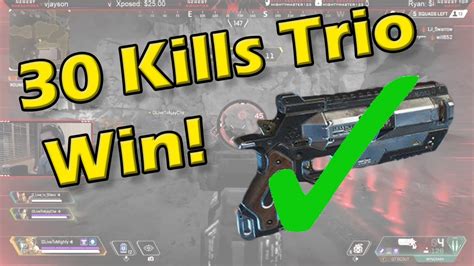 Apex Legends 30 Kill Win Trio Game Wingman Is Amazing YouTube