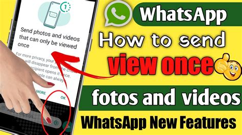 How To Send View Once Fotos And Videos On Whatsapp WhatsApp View Once