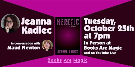 HERETIC Book Tour By Jeanna Kadlec