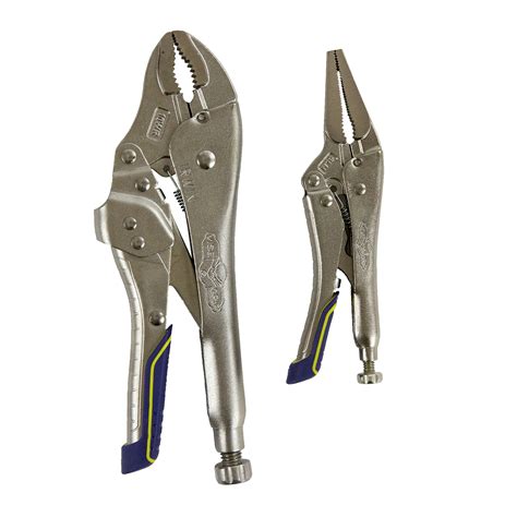 Irwin Vise Grip 2 Piece Fast Release Locking Pliers Set Bunnings New