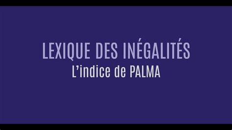 Lexique Des In Galit S L Indice De Palma Youtube