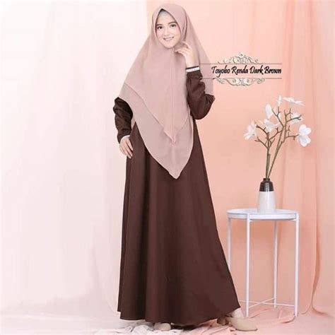 Jual Gamis Toyobo Fodu Renda Polos Syari Original Gamis Syari Gamis