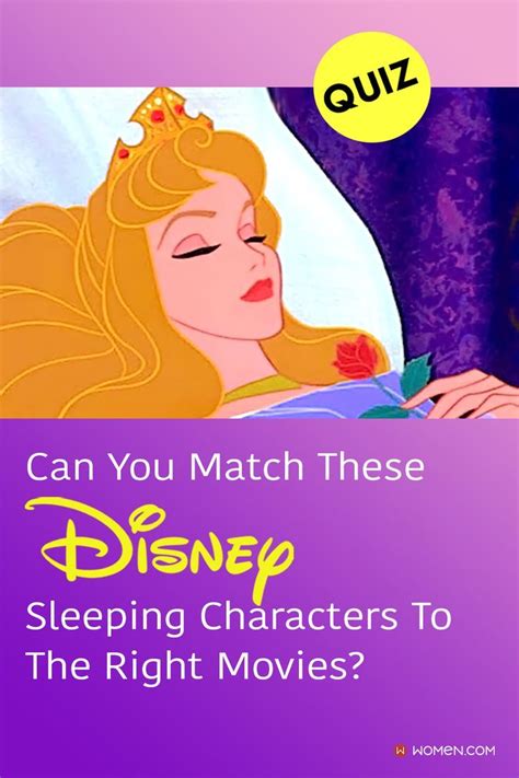 Quiz Can You Match These Sleeping Characters To The Disney Movies Artofit